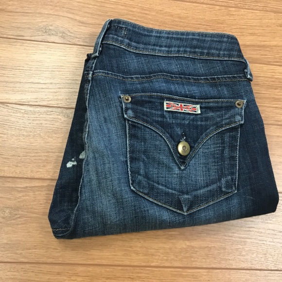 Jeans Hudson Pour Femme - Taille 24 - Pochettes Flip - Boot Cut Dark Wash - Occasion Excellent état